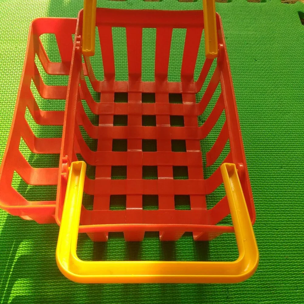 Fisher Price Orange Basket 1989 Vintage